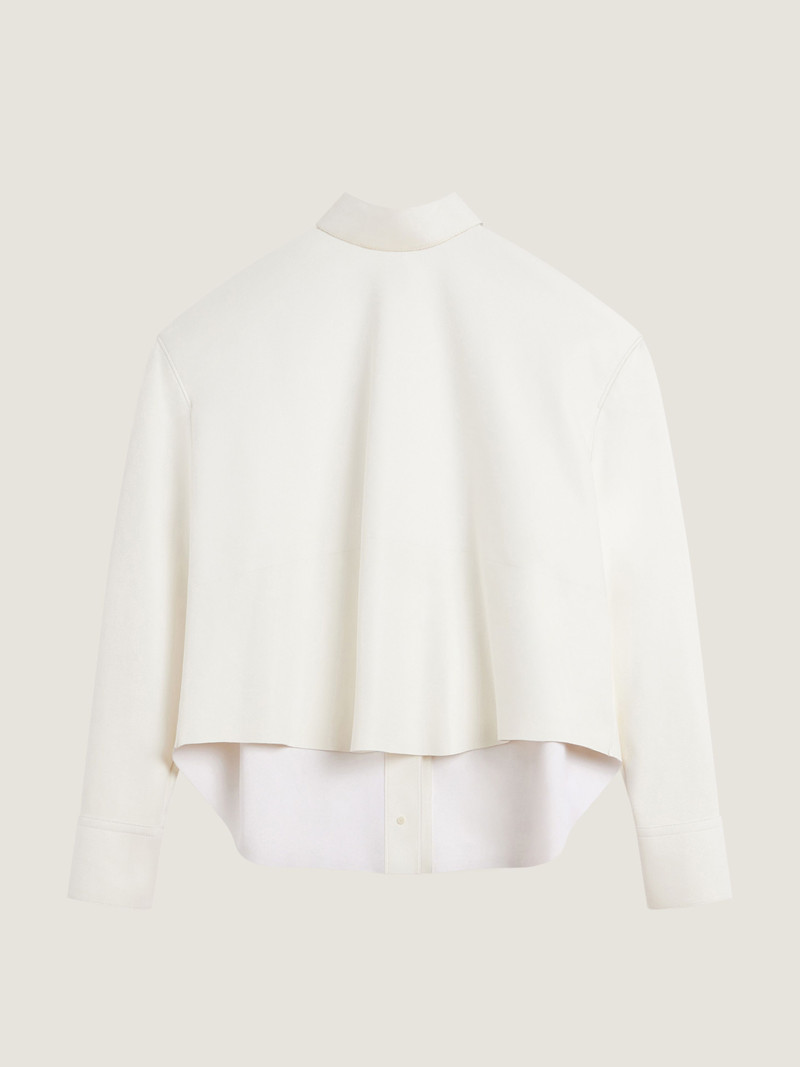 BACK-TO-FRONT SHIRT IN NAPPA LEATHER 1