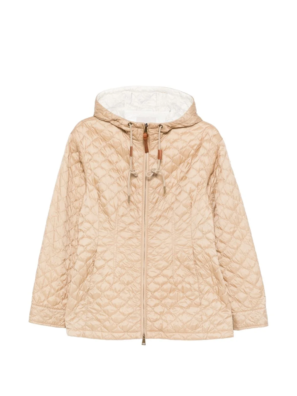 quilted hooded jacket - 1