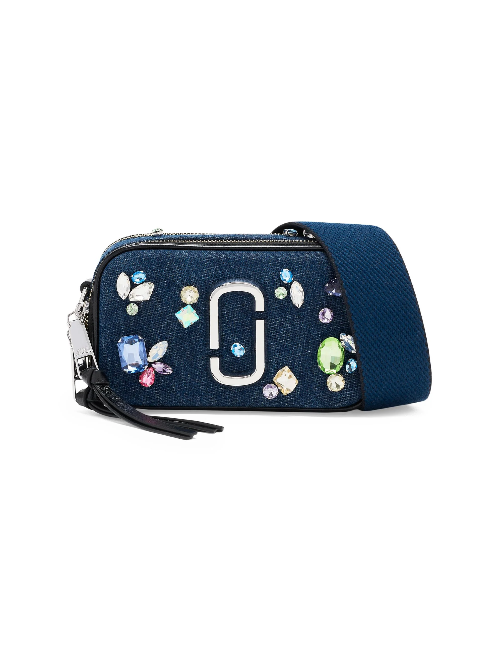 Women's The Gem Denim Snapshot Shoulder Bag - Indigo - 1