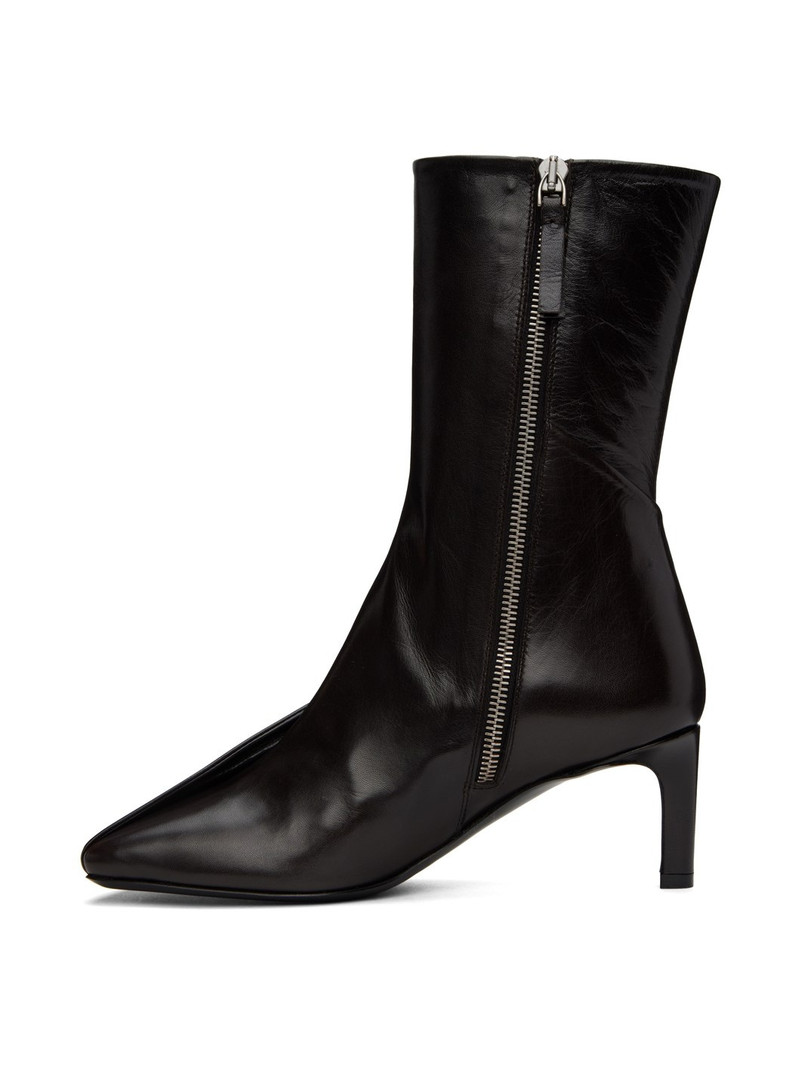 Black Leather Ankle Boots 3