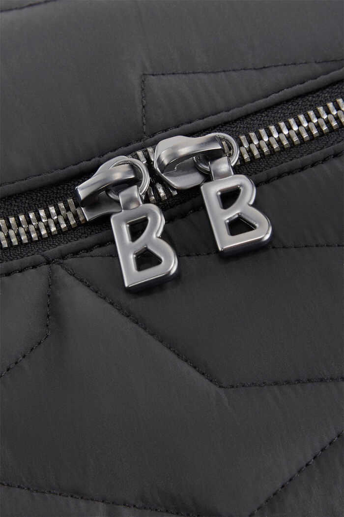 Lio Bavarian wool weekender bag in Black 6