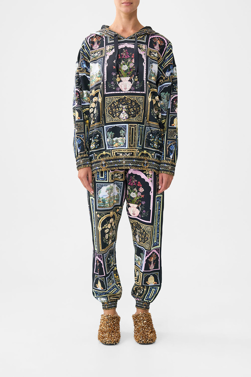 CAMILLA SILK HEM BAND BOYFRIEND HOODIE outlook