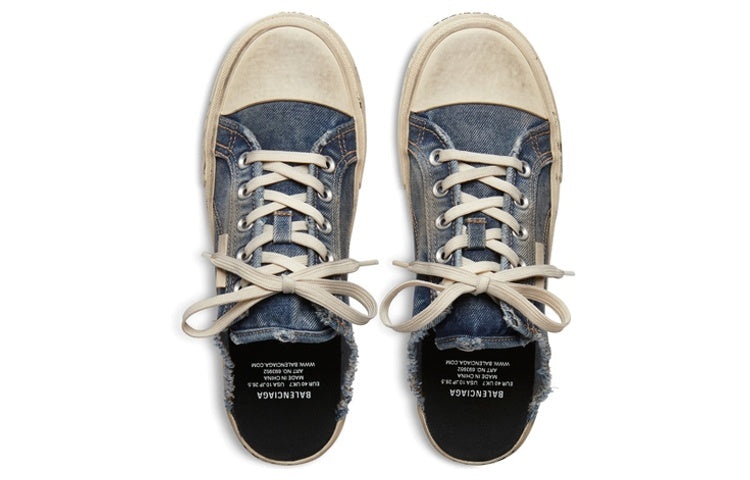 Balenciaga Paris Mule in 'Blue' 693953W3RCL4090 - 4