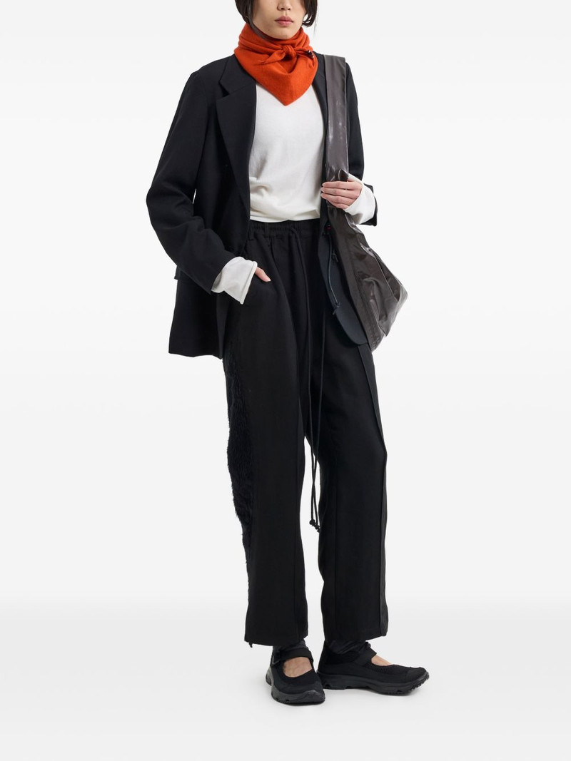 Song for the Mute drawstring texture-detail trousers outlook