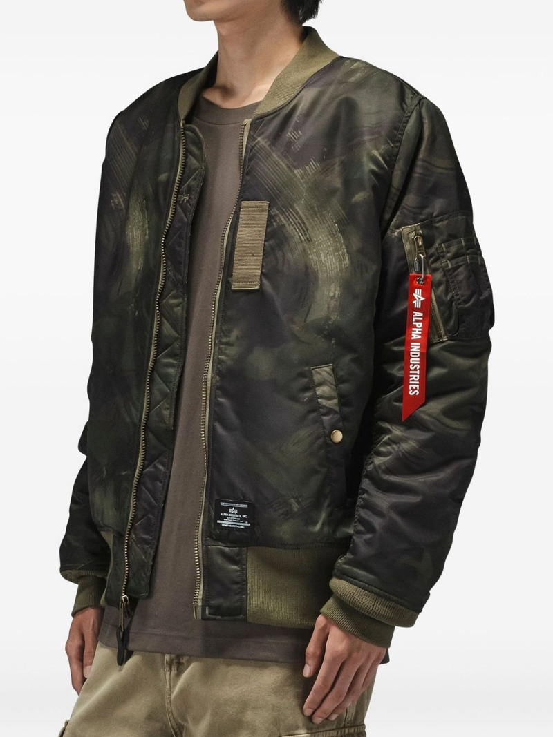 ALPHA INDUSTRIES MA-1 zip camouflage jacket outlook