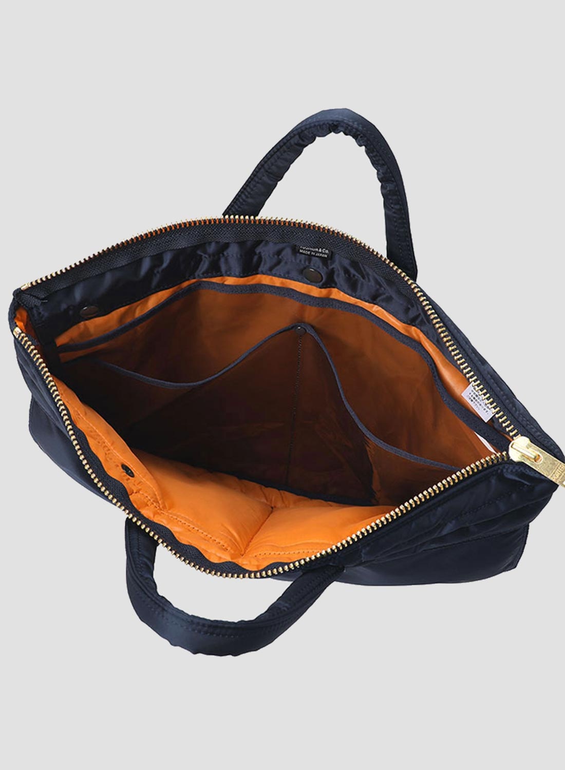 Porter-Yoshida & Co Tanker Short Helmet Bag Large in Iron Blue - 3