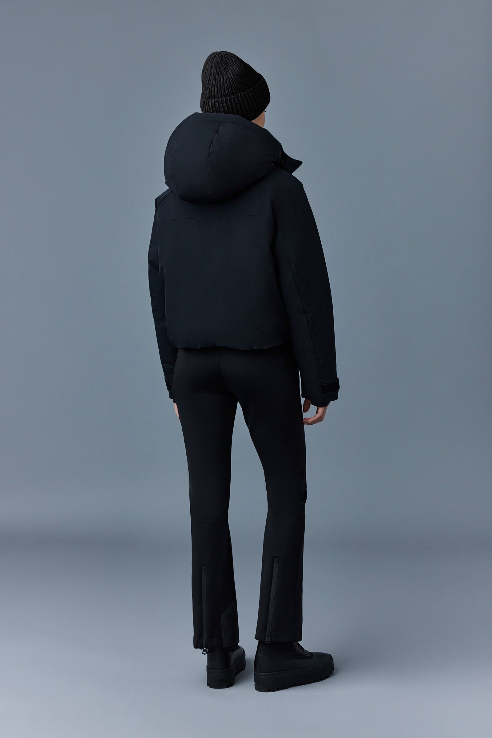 AMANDA Stretch down ski jacket with hood - 4