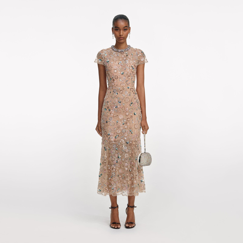 light green floral dress Green Floral Puff Sleeve Dress