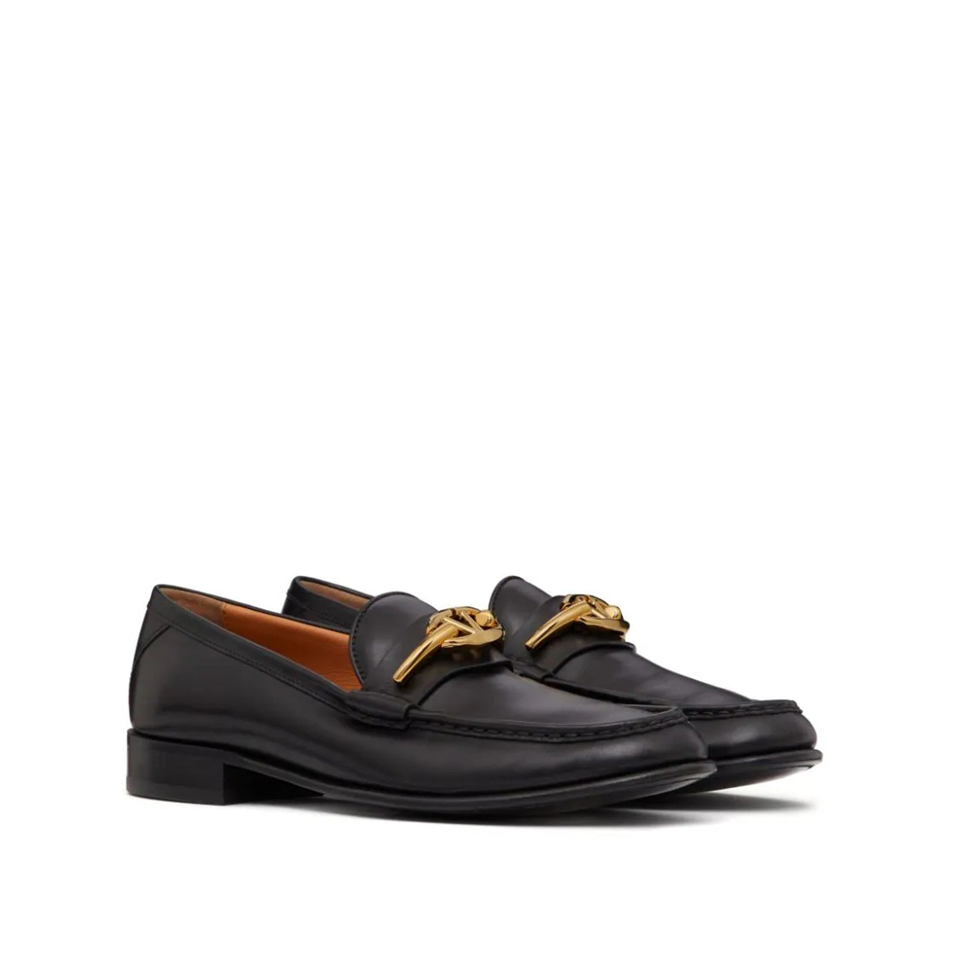 Valentino Garavani V-Logo Moon Leather Loafers Women - 2