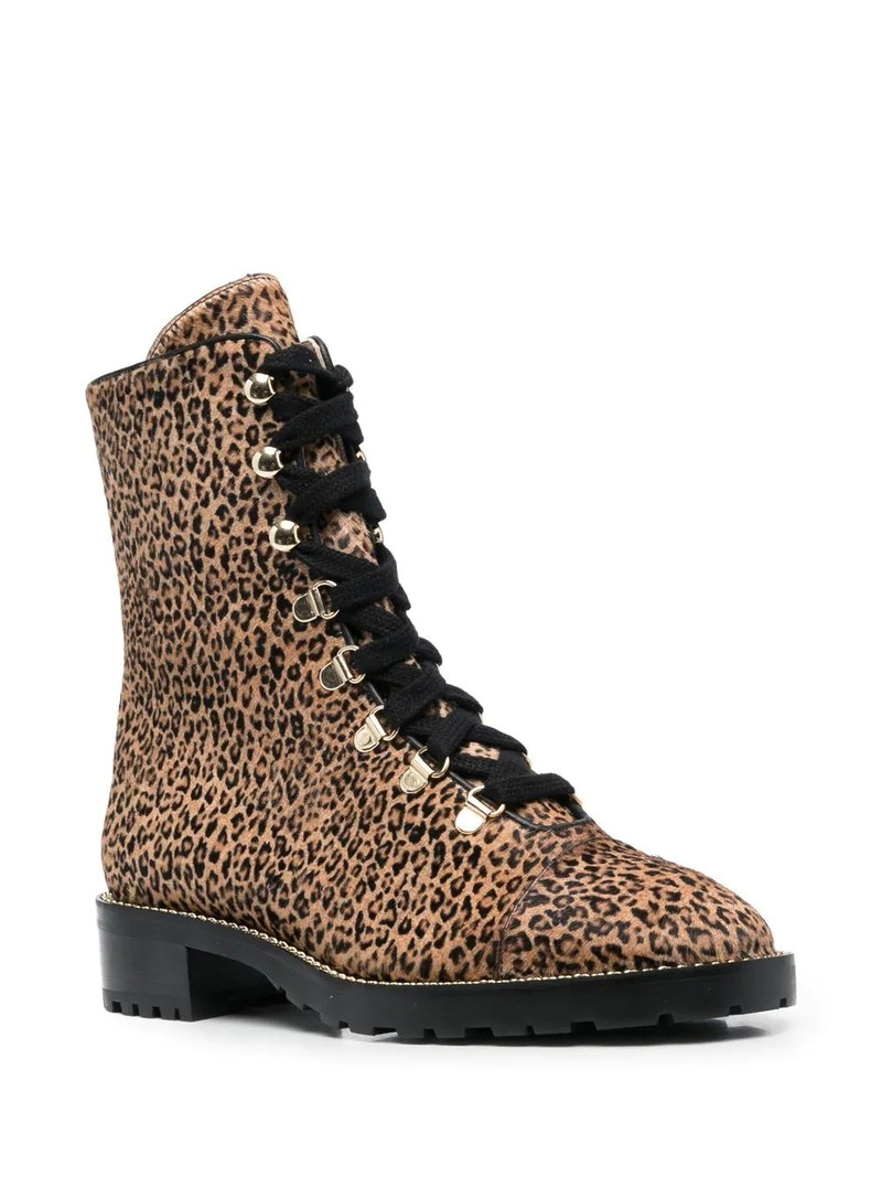 Stuart Weitzman jaguar-print 40mm ankle boots outlook