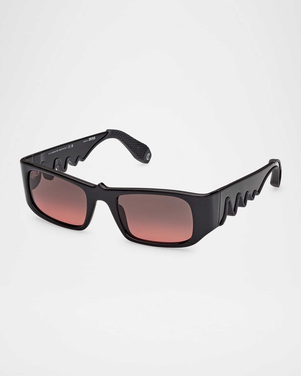 Men's LB0017M Acetate Rectangle Sunglasses - 3