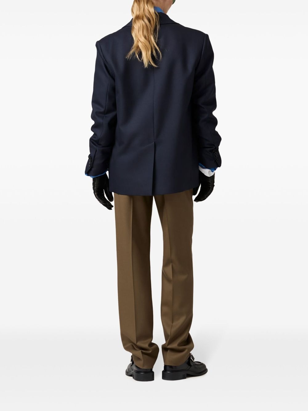 gabardine-weave bomber jacket - 3