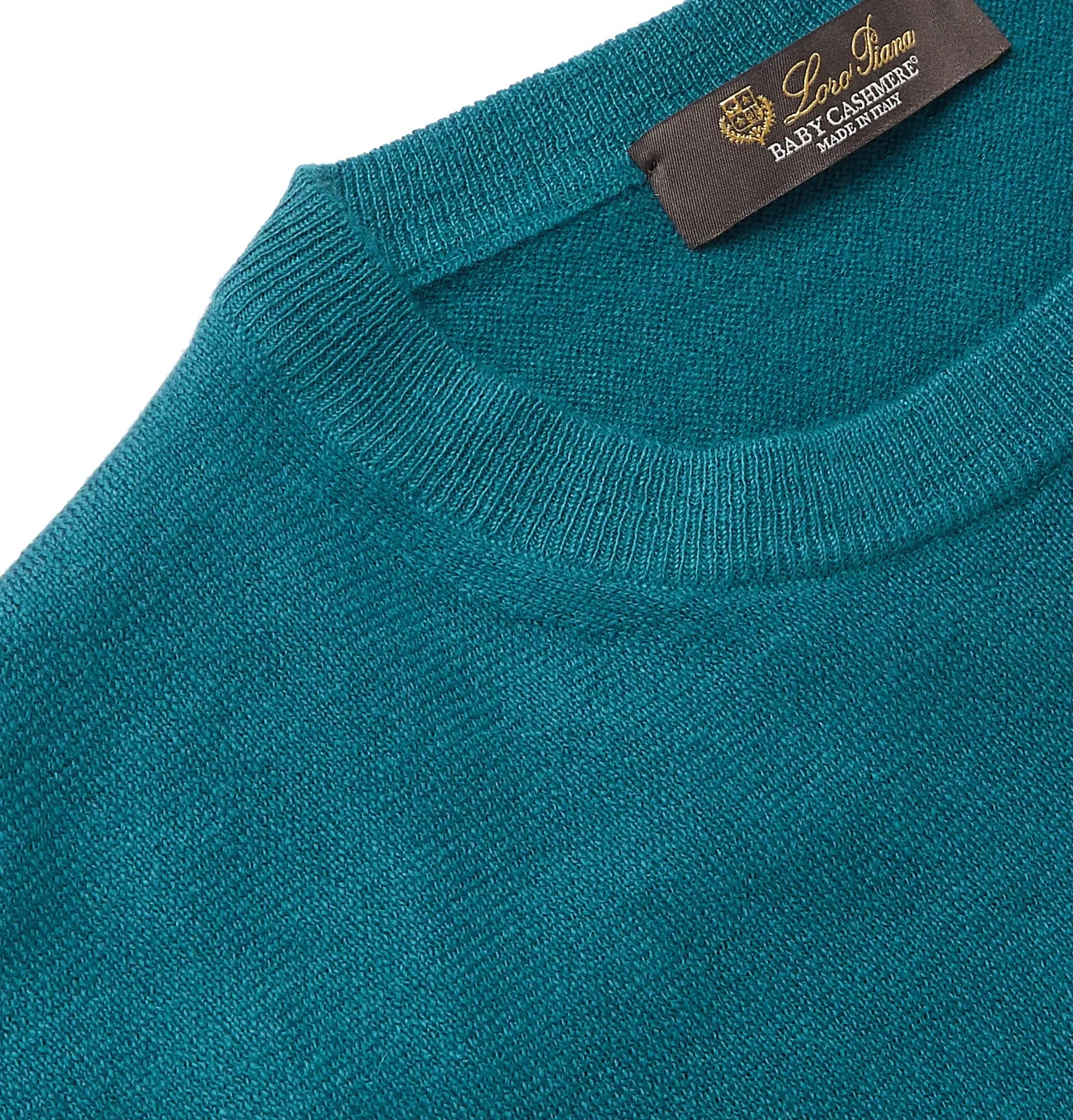 Girocollo Slim-Fit Baby Cashmere Sweater - 5