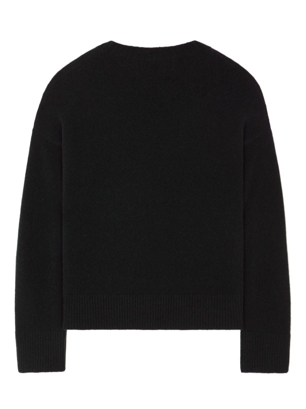 ribbed-edge cashmere-blend jumper - 6