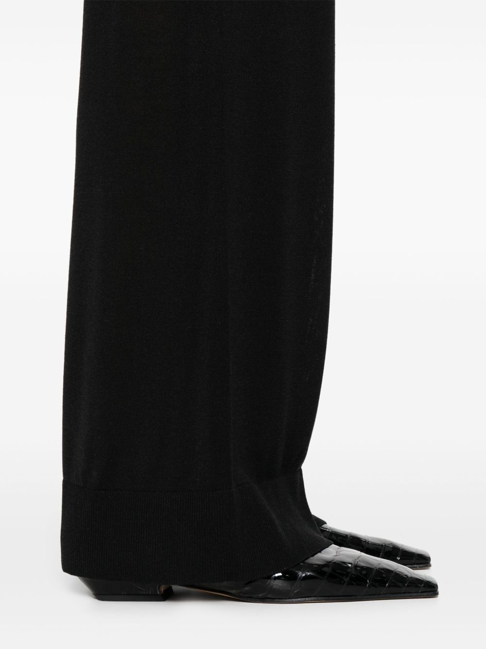 wide knitted trousers - 5