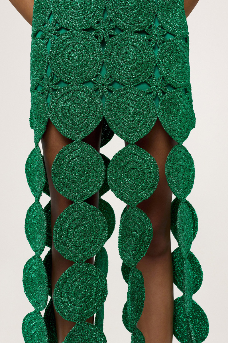 Beep Beep Dress in Gummy Green 7