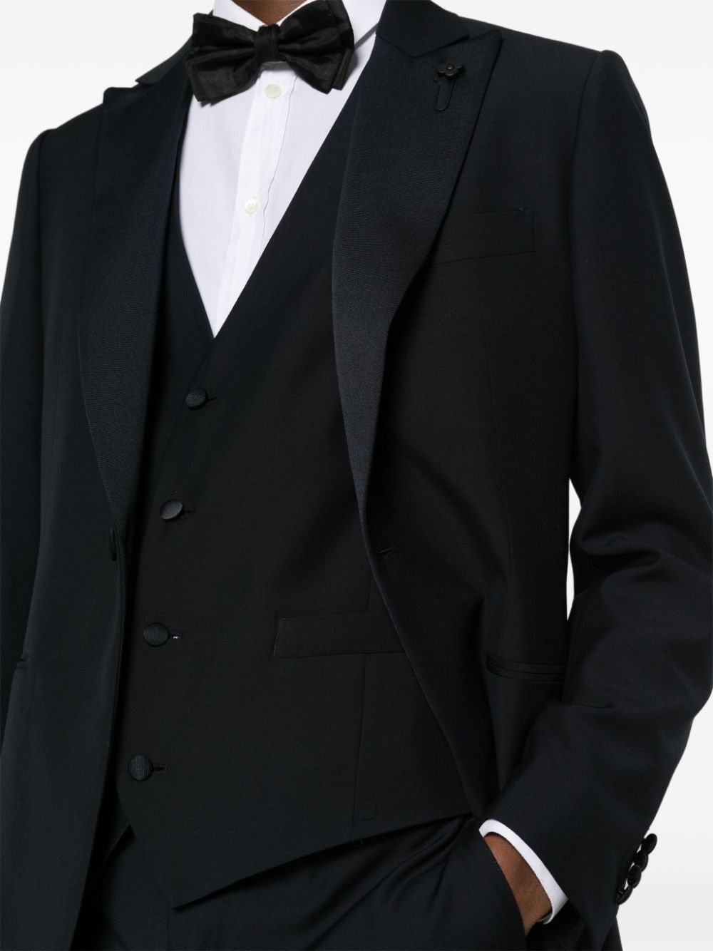 single-breasted wool suit - 6