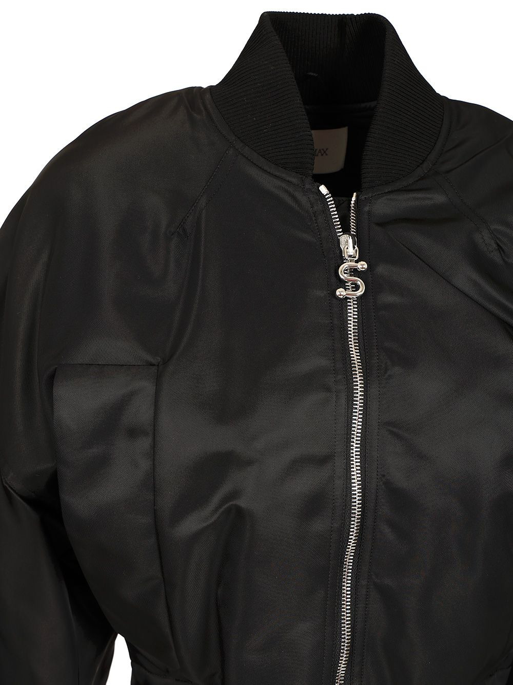 Water-Repellent Twill Bomber Jacket Jackets Black - 3