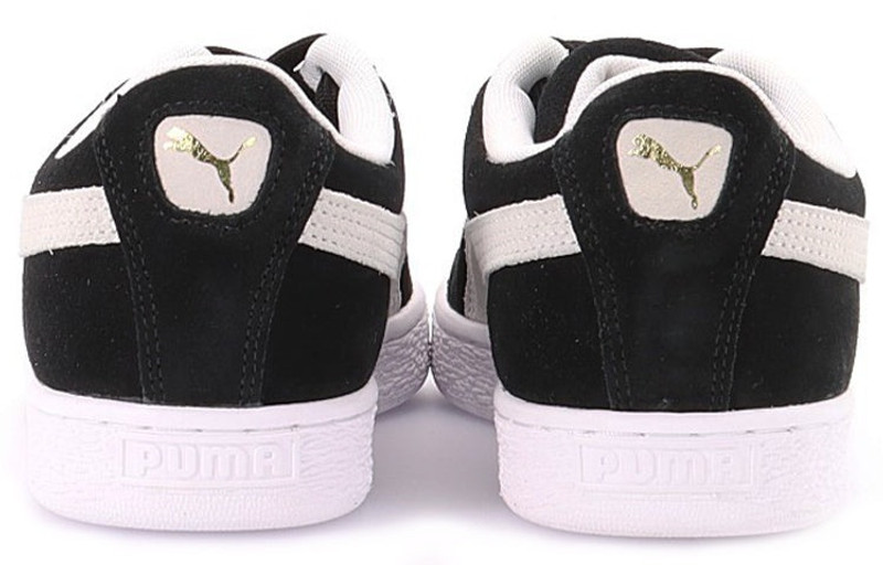Puma Suede 클래식 에코 블랙 화이트 6