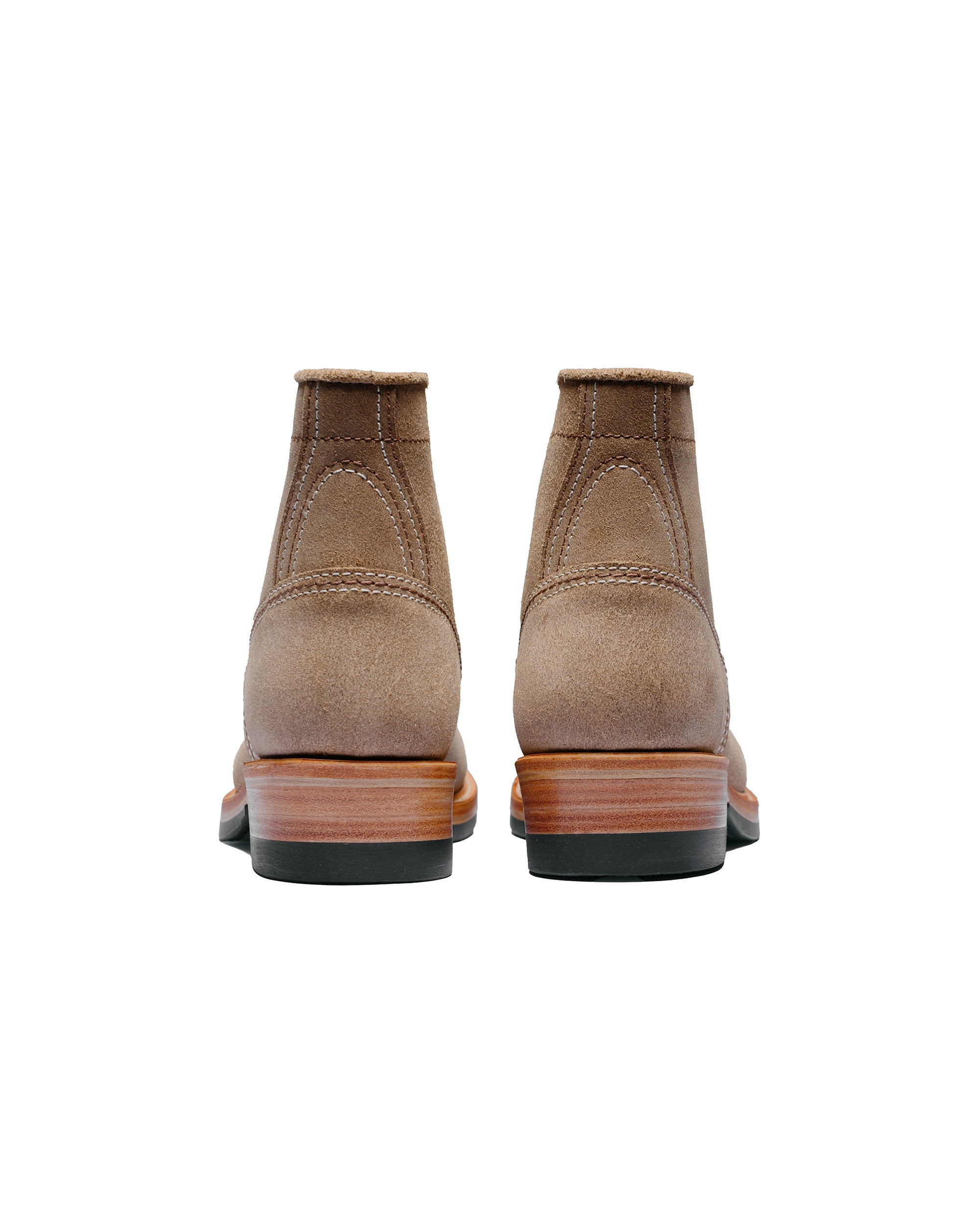 Donkey Puncher Boots Horween Leather CXL Natural Roughout - 4