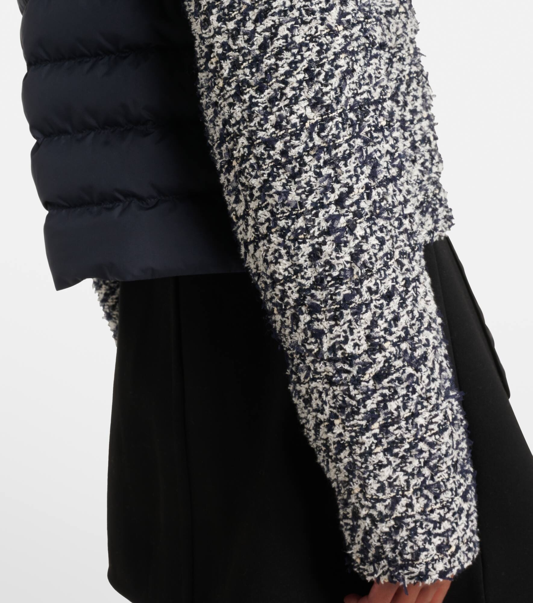 Dauphin cropped tweed down jacket - 5