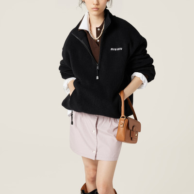 Miu Miu Fleece sweatshirt outlook