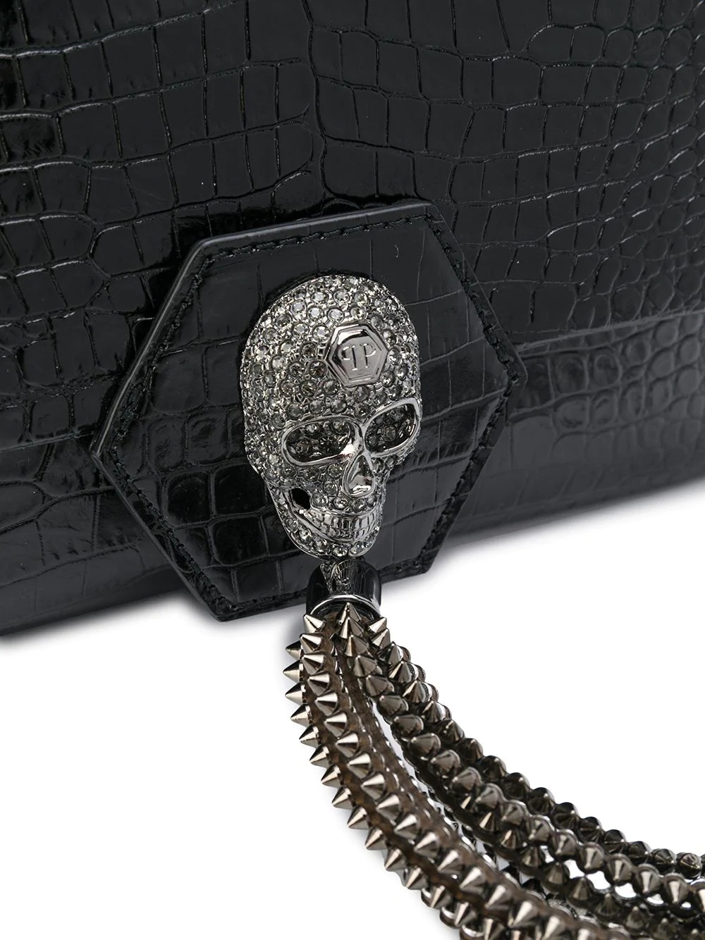 crystal-skull shoulder bag - 4