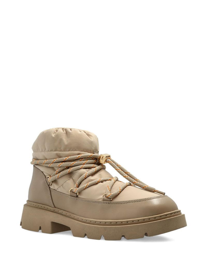 INUIKII padded lace-up trainers outlook