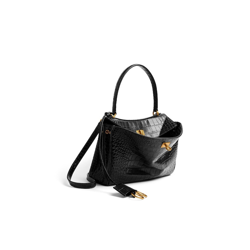 BALENCIAGA Women's Rodeo Handbag Small in Black outlook