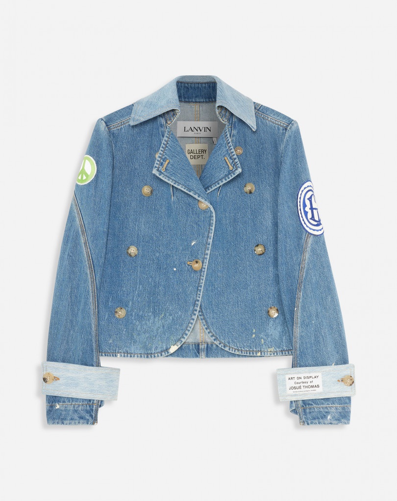 GALLERY DEPT. X LANVIN DOUBLE-BREASTED DENIM JACKET - 1