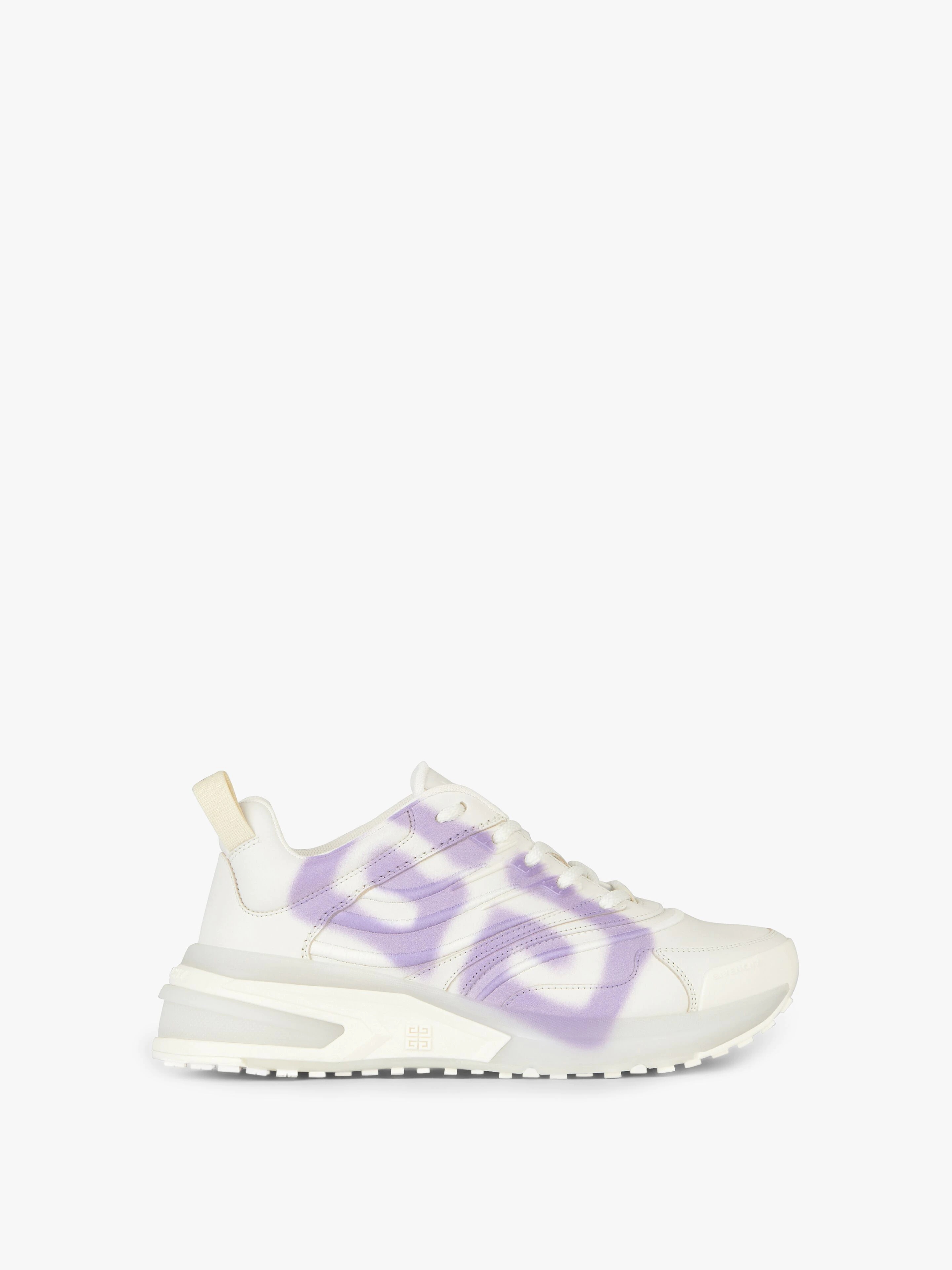 GIV 1 SNEAKERS IN 4G TAG EFFECT LEATHER - 1