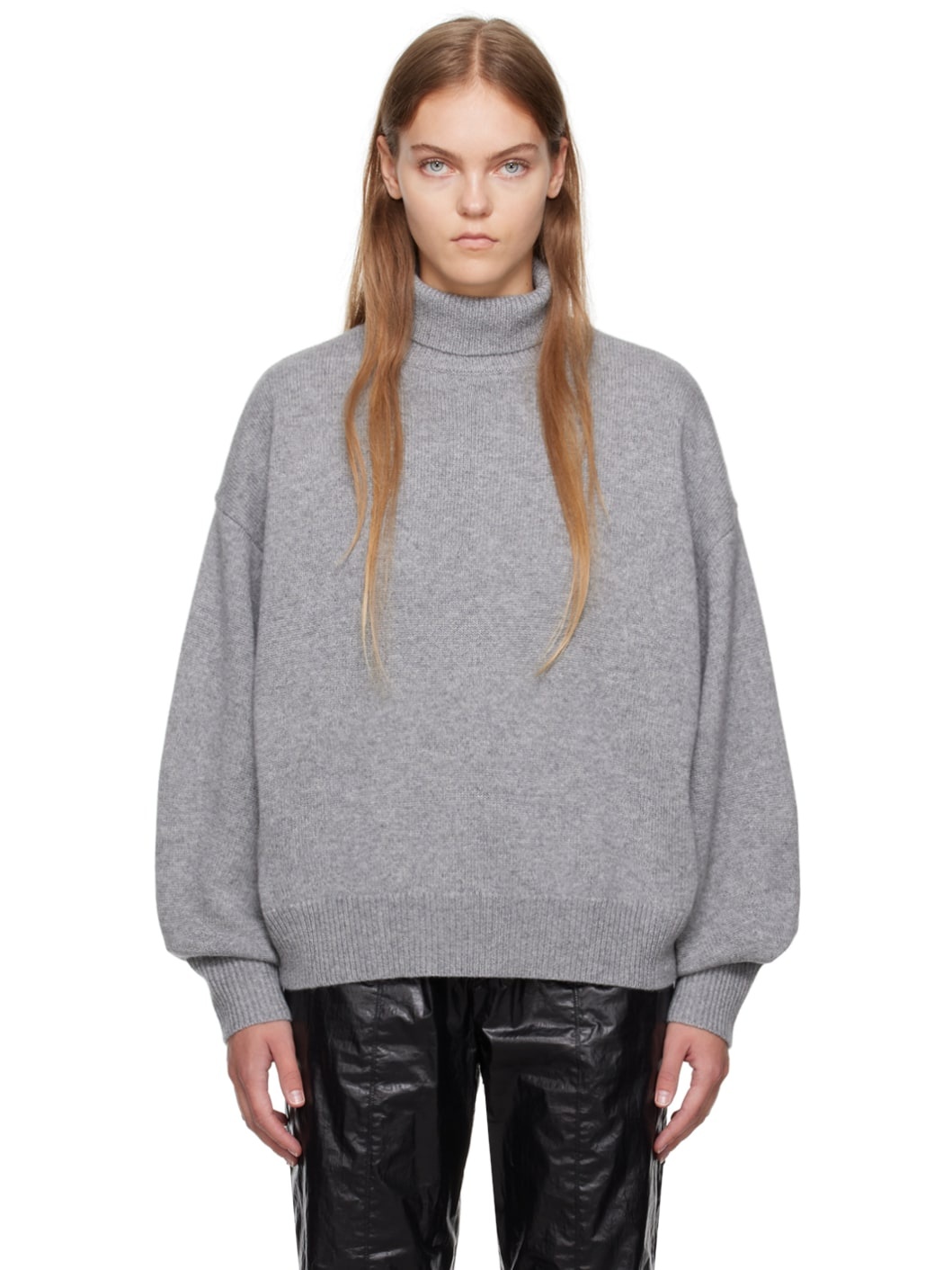 Gray Aspen Turtleneck - 1