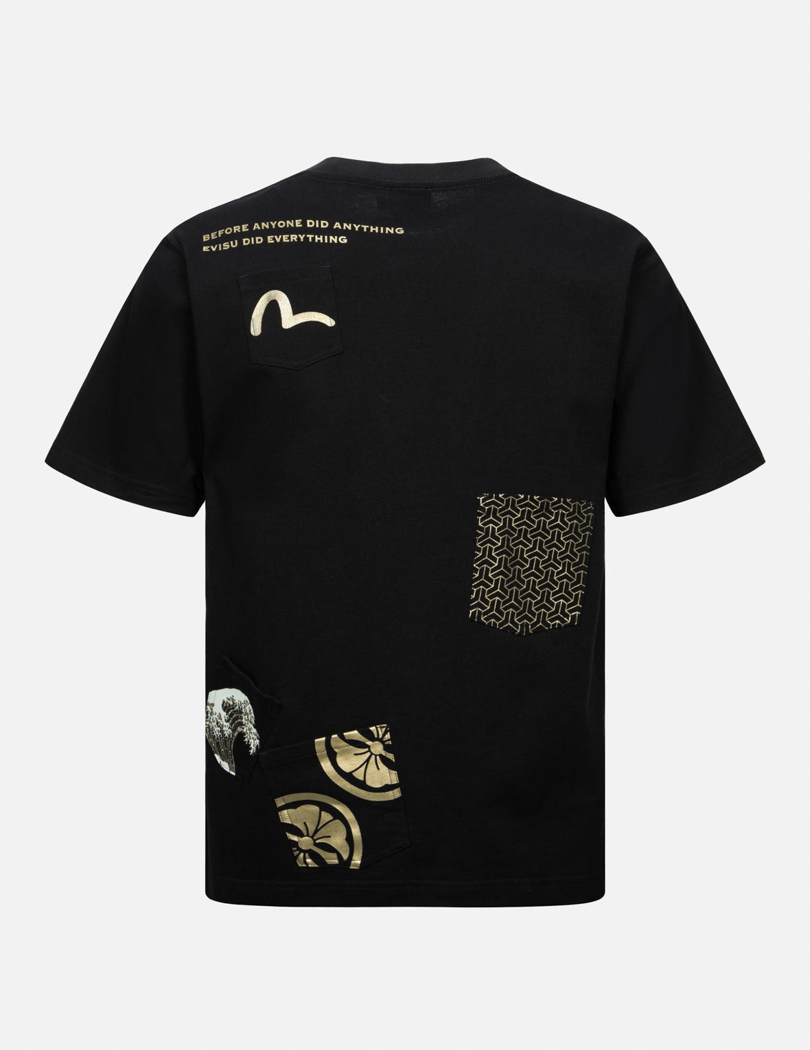MULTI-PRINT AND MULTI-POCKET REGULAR FIT T-SHIRT - 2