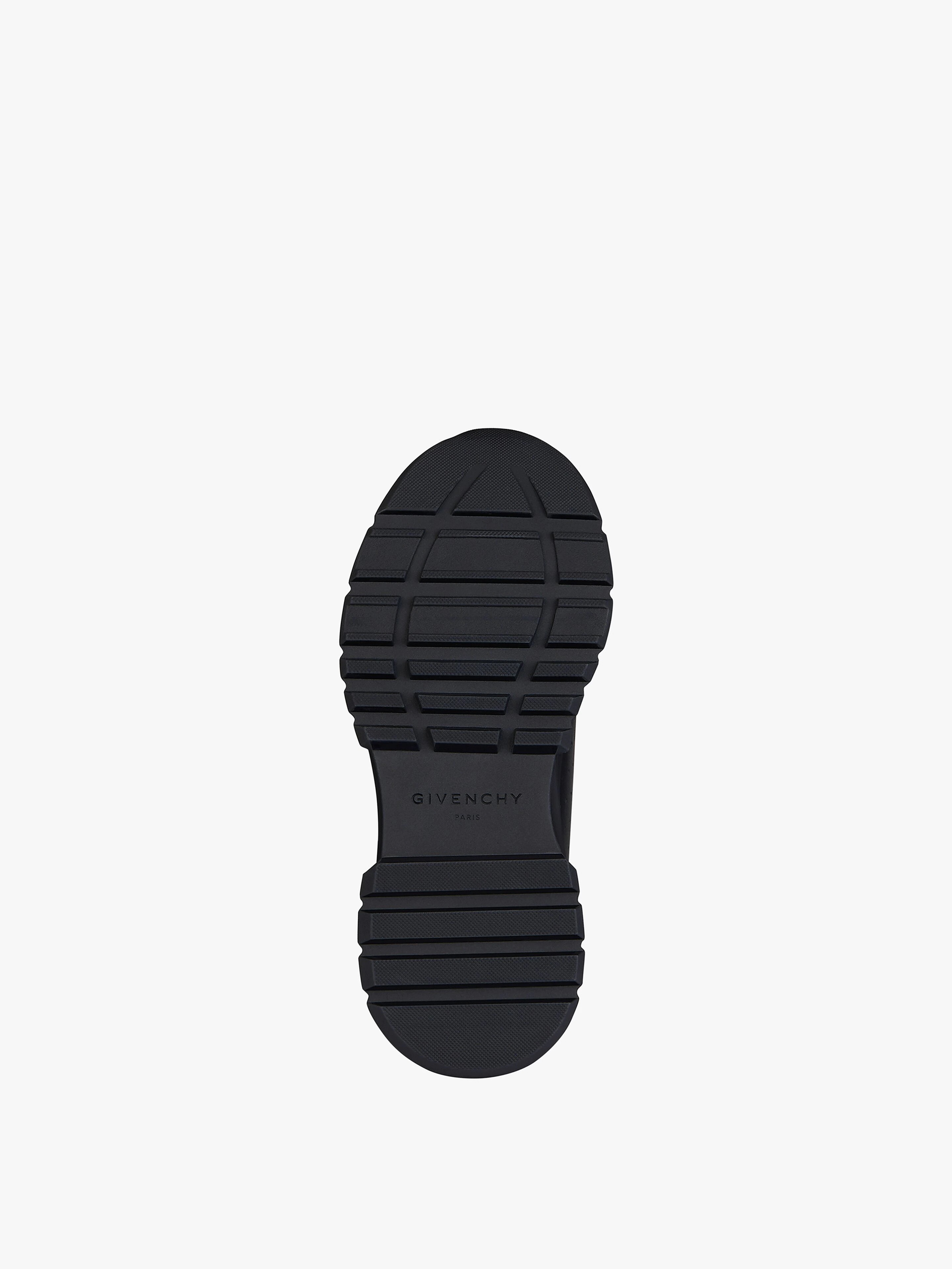 SPECTRE SNEAKERS IN PERFORATED LEATHER AND ZIP - 5