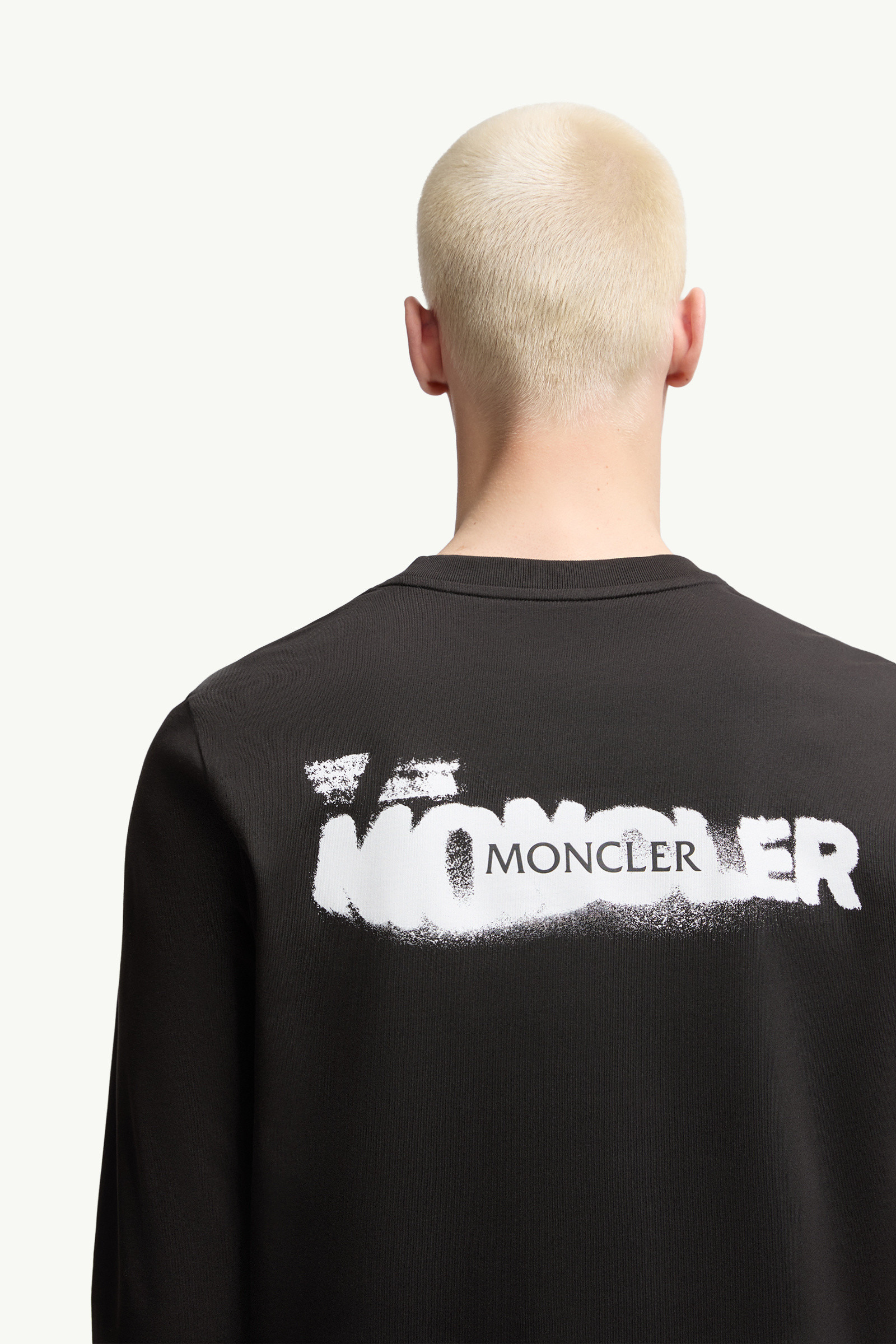 Graphic Logo Long Sleeve Cotton T-Shirt - 6