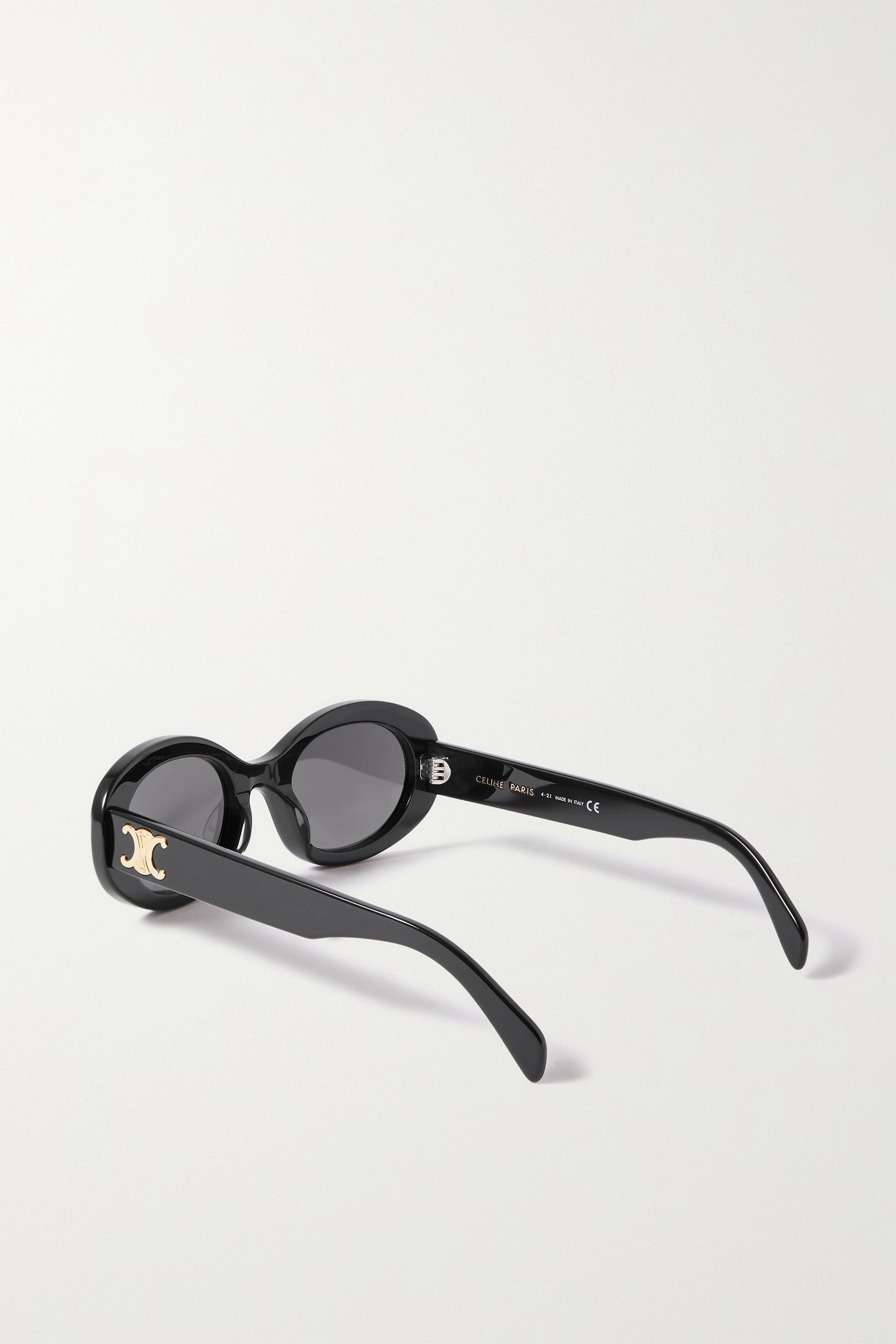 Oval-frame acetate sunglasses - 3