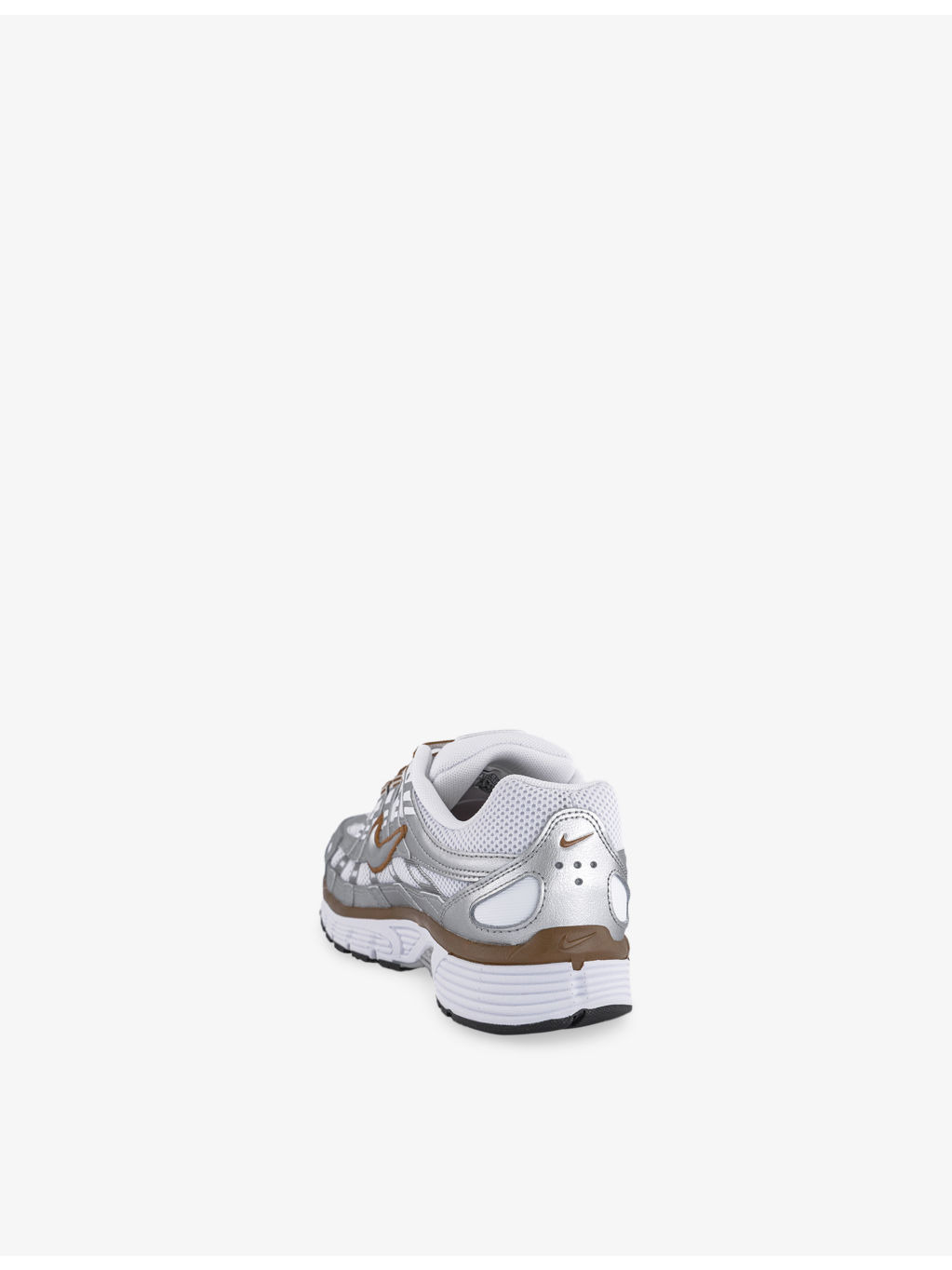 P-6000 Leather and Mesh Low-Top Trainers - 4