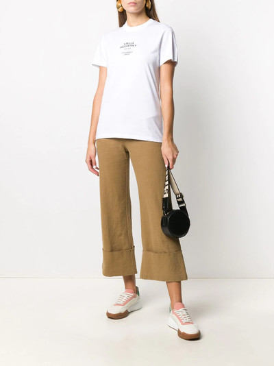 Stella McCartney logo address print T-shirt outlook