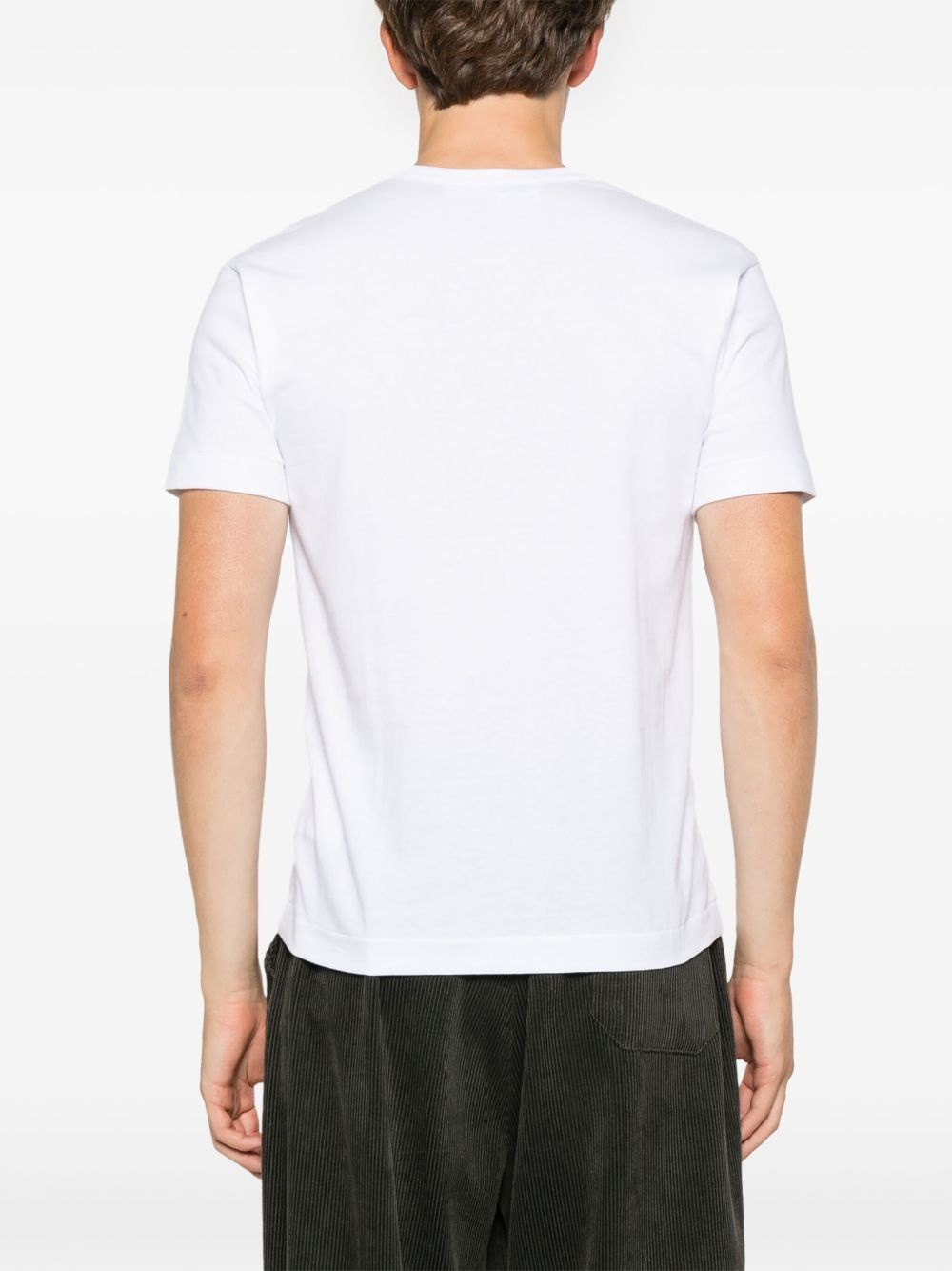 heart-patch T-shirt - 4