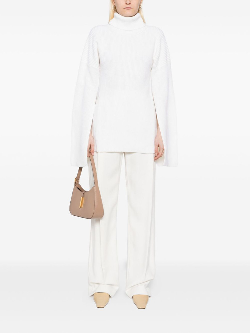 Totême turtleneck split-sleeve jumper outlook