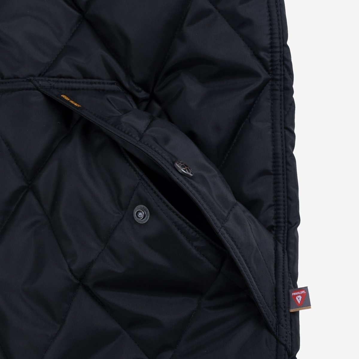 IHV-44-GA Iron Heart x GOOD ART HLYWD Primaloft® Gold Quilted Vest - Black - 11