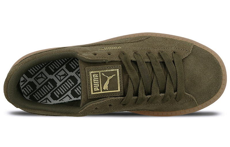 PUMA (WMNS) PUMA Suede Platform Trace 'Olive Night' 365830-03 outlook
