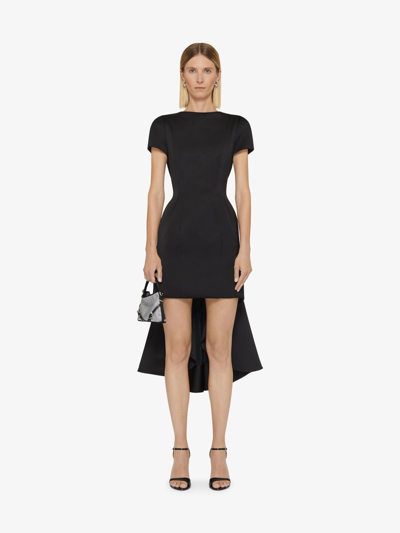 Givenchy ASYMMETRIC DRESS IN SATIN WITH CRYSTALS outlook