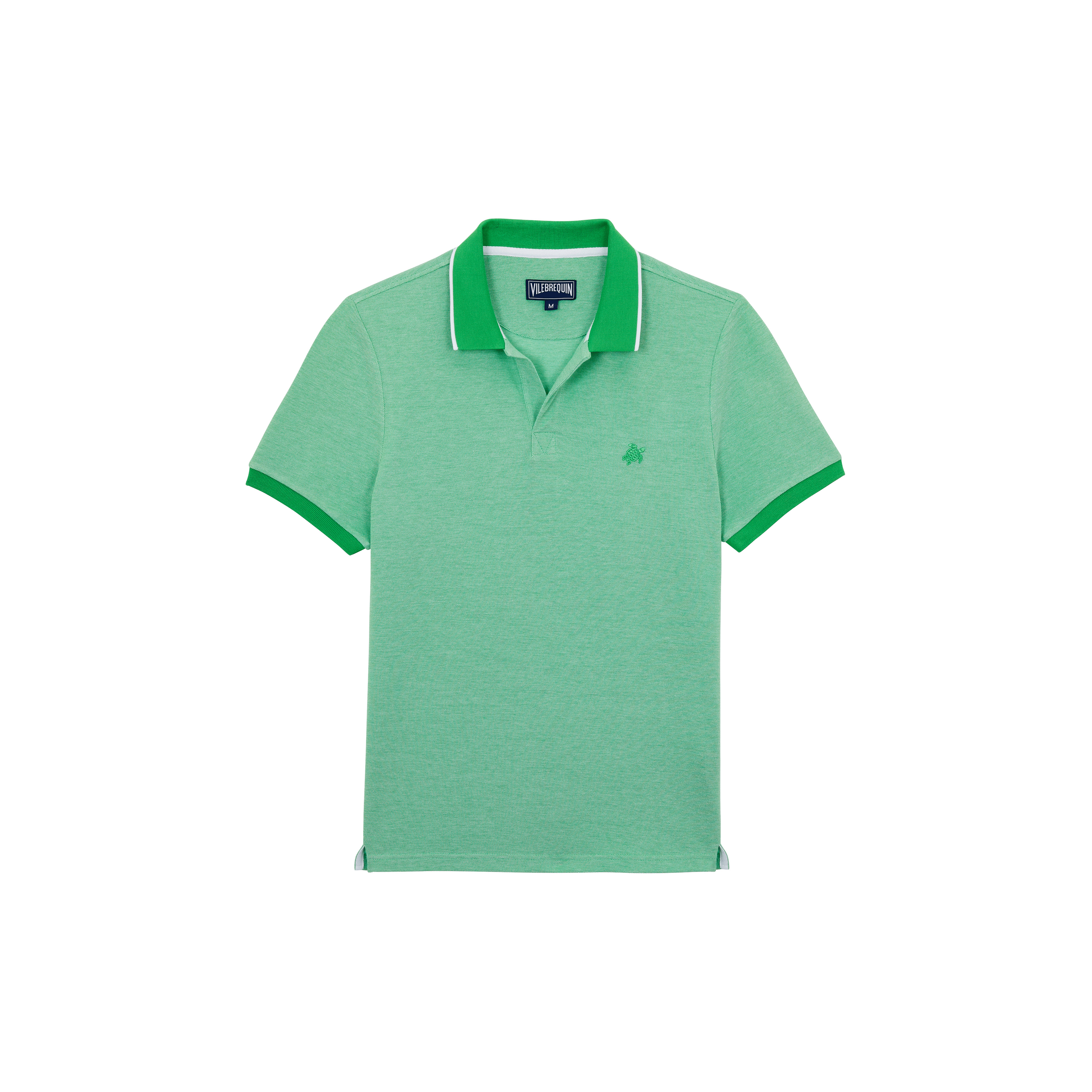 Men Cotton Polo Solid - 1