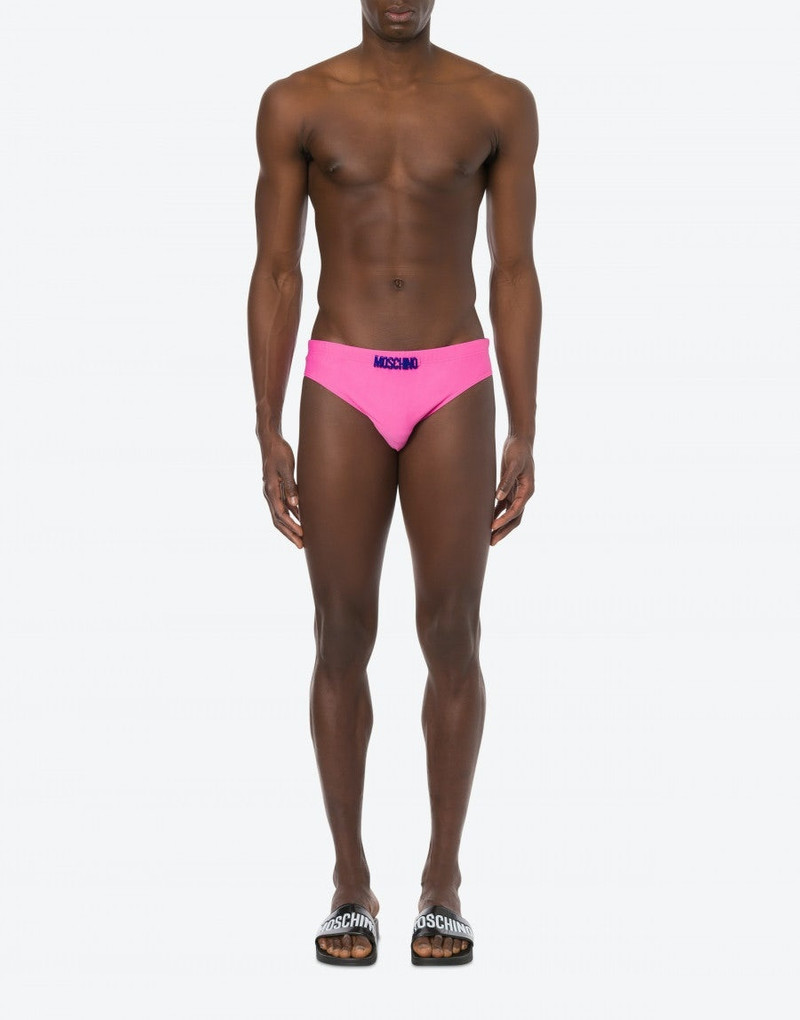 Moschino METAL LETTERING BEACH BRIEFS outlook