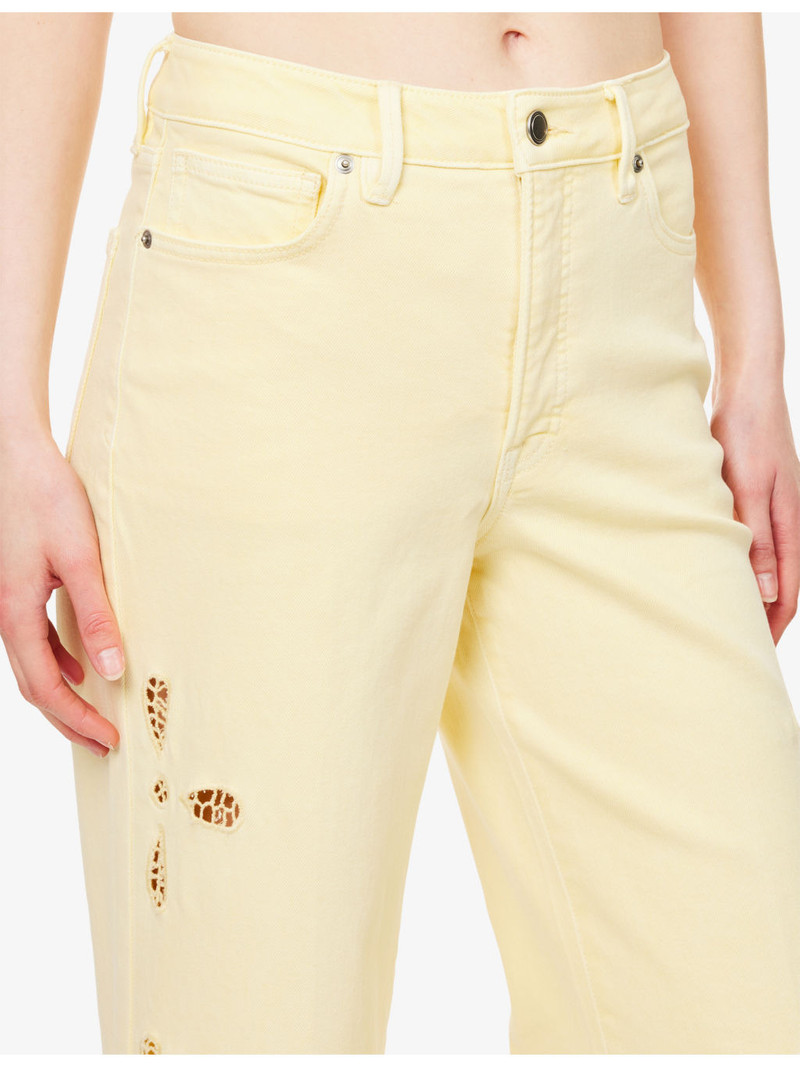 Good Waist Palazzo Stretch-Denim Jeans 6