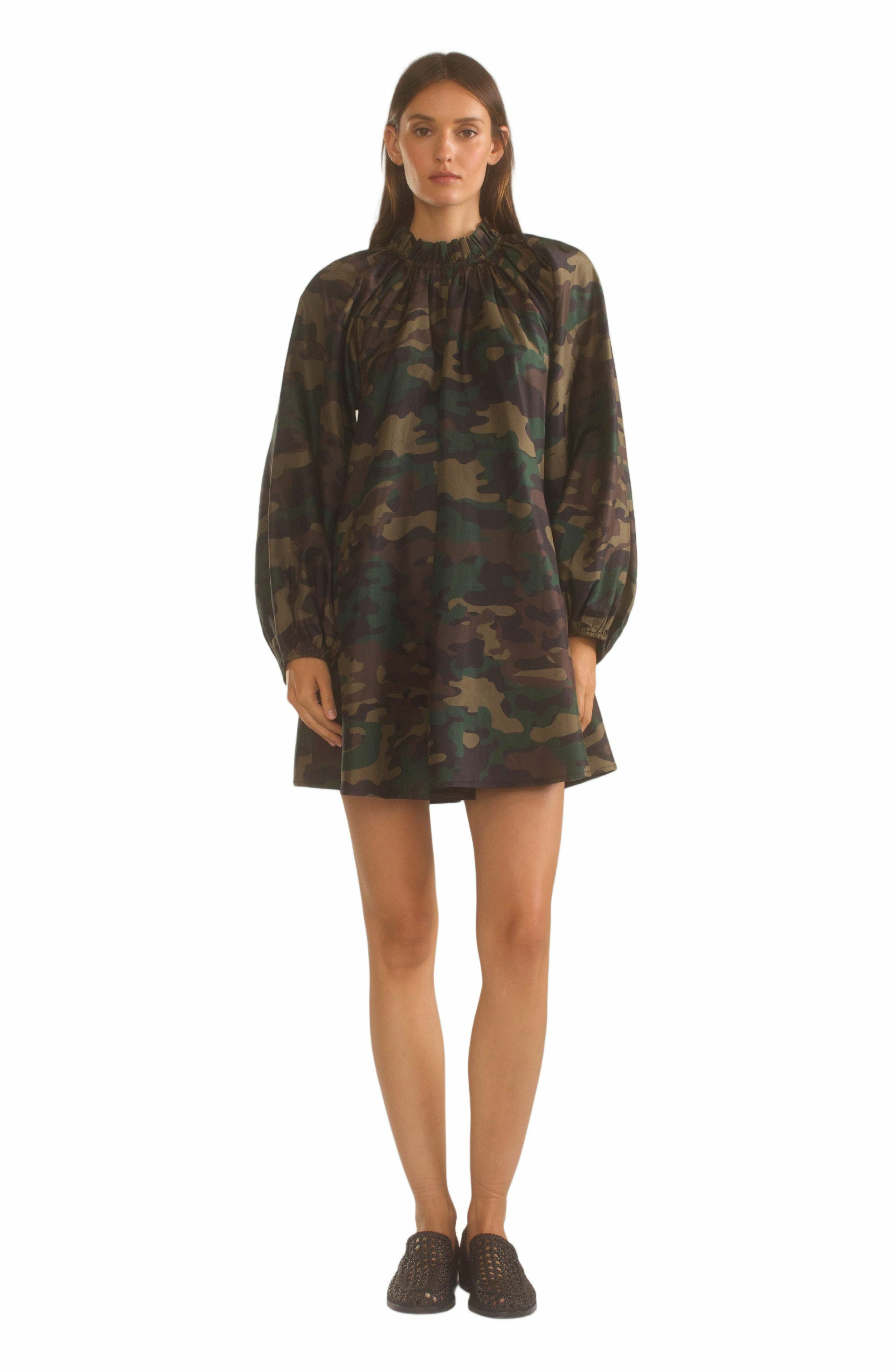 Cynthia Rowley Noa Wool Cocoon Coat in Camel at Nordstrom - 1