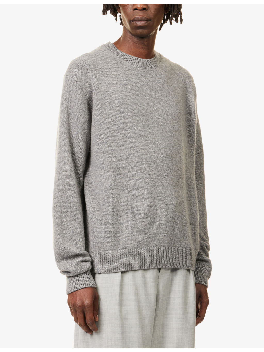 Simple Crewneck Cashmere Jumper - 3