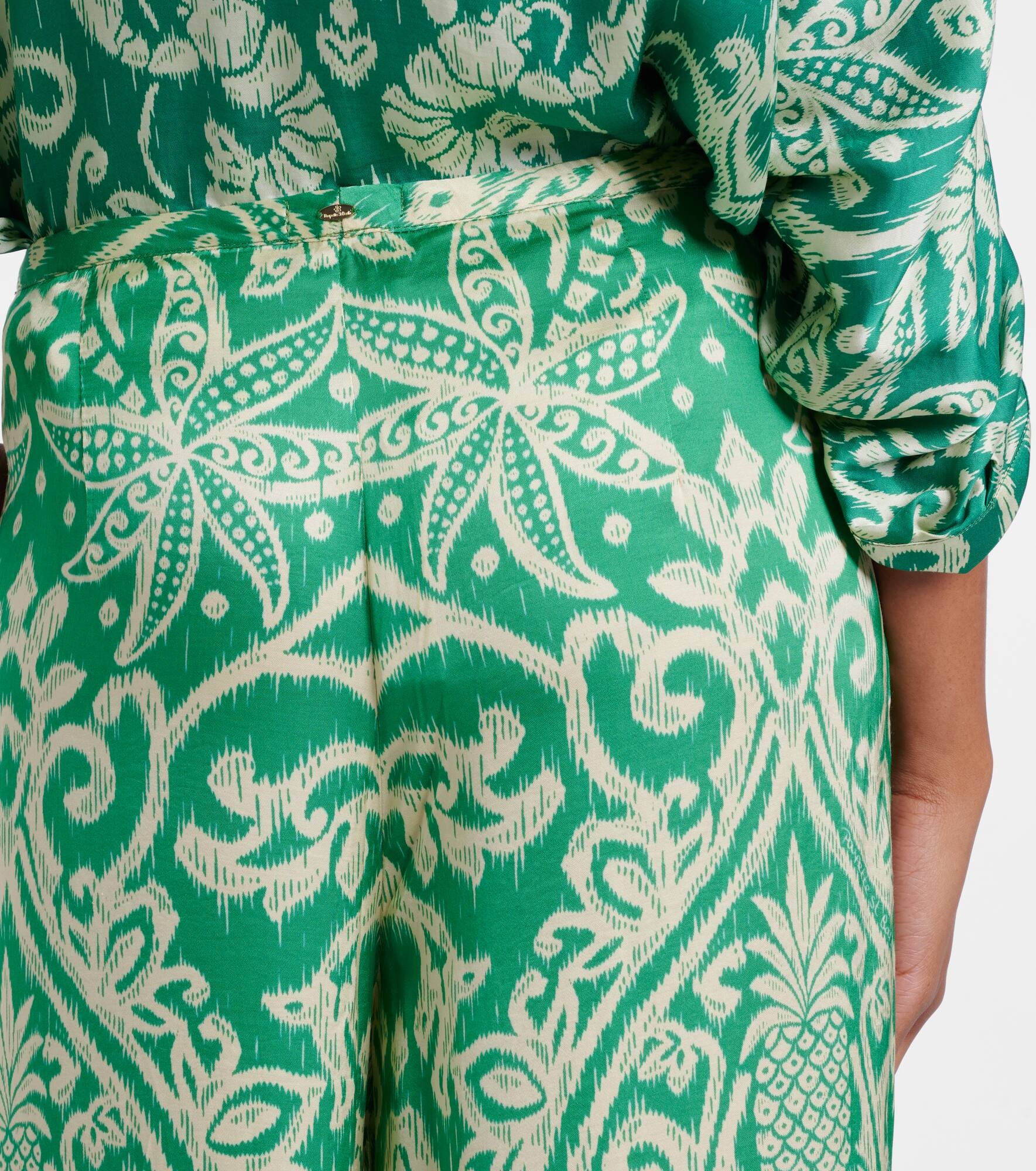 Clea printed wide-leg pants - 6