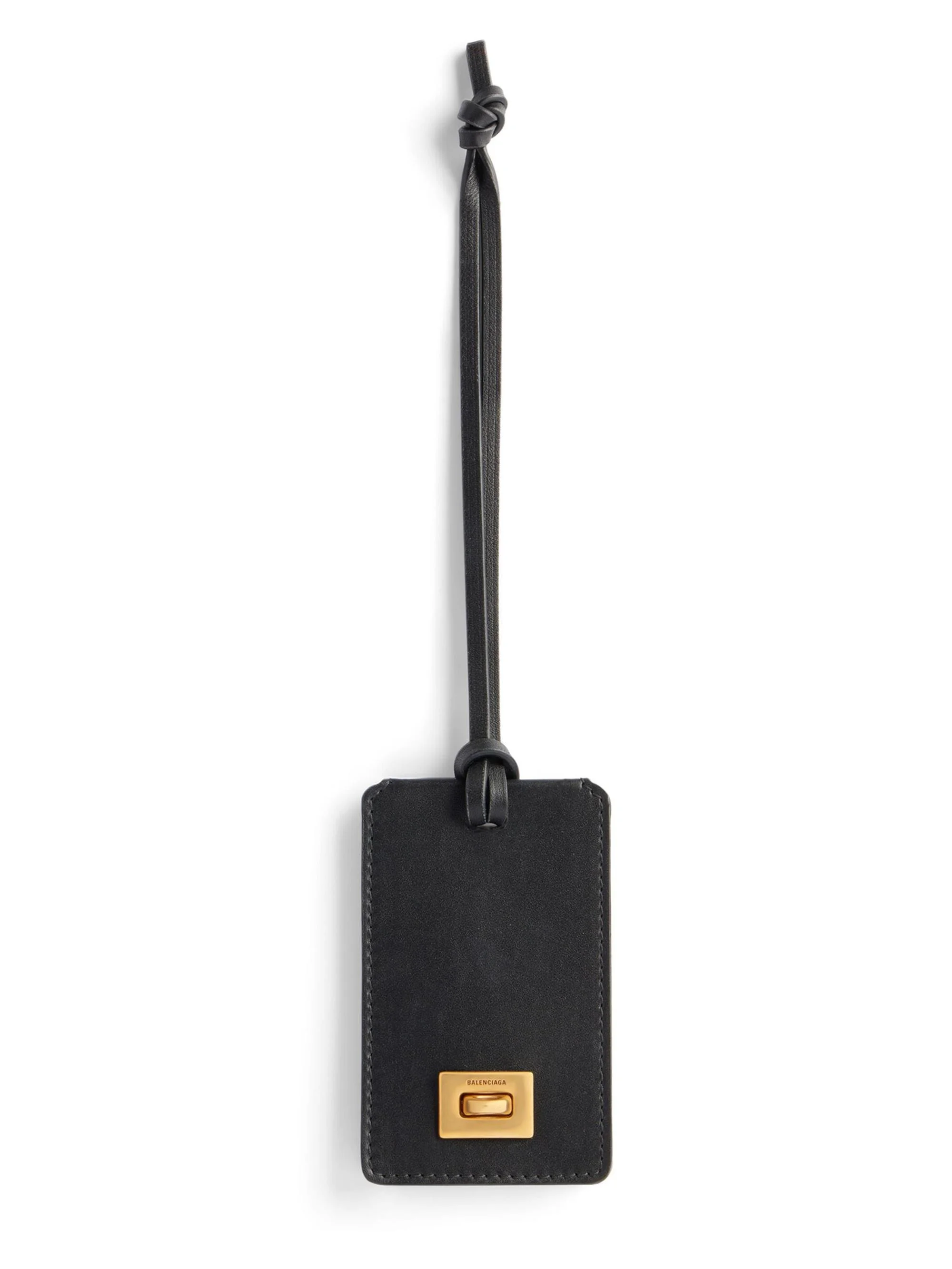 Women's Charm Keychain Rodeo Luggage Tag - Black - 1
